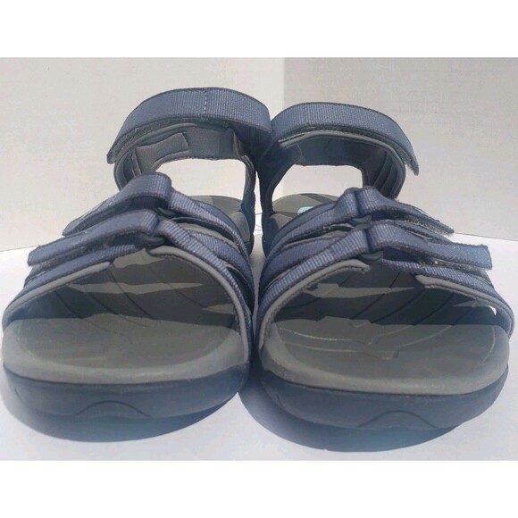 TEVA WOMEN'S SZ 8 SANDALS - BERING BLUE Tirra Sports Strappy Hiking Hook & Loop - Picture 6 of 13
